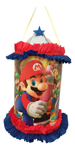 Piñata Cono Súper Mario Bross 60 Cm