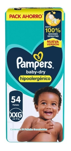 Pampers Babydry Hipoalergenico Todos Los Talles