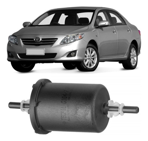 Filtro Combustível Toyota Corolla 2010 A 2019 Flex Tecfil