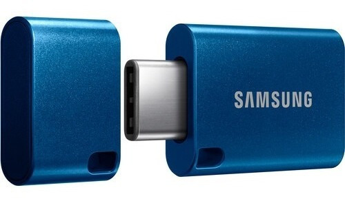 Pen Drive Samsung De 256gb Usb 3.1 Type-c Cor Azul