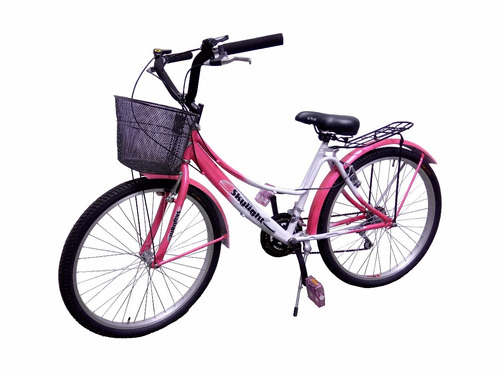 Bicicleta Drive Mujer Dama Rin 26 Barra Caida Con Canasta