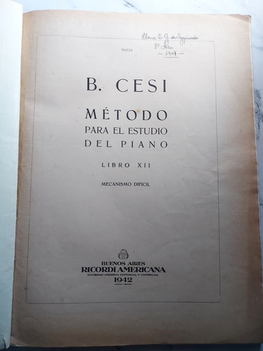 Imagen 4 de 10 de Antiguas Partituras Piano Y Prácticas. Lote De 3. Ian 503