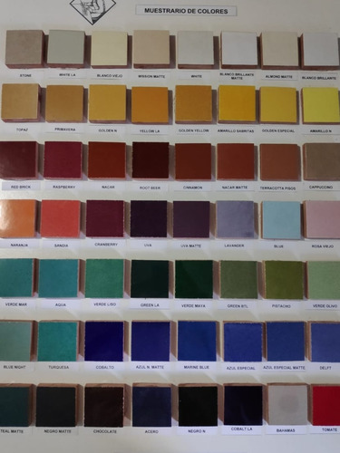 Piso Ceramico Artesanal Azulejo Saltillense Brilloso O Matte