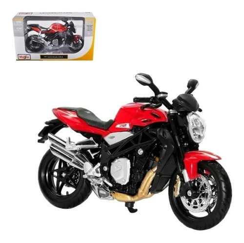 Mv Agusta Brutale 1090 R Escala 1:12 Maisto Moto Nueva