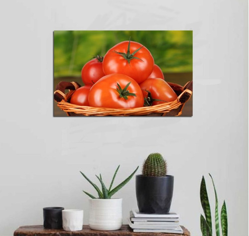 Vinilo Decorativo 40x60cm Tomates Gourmet Chef Restaurant