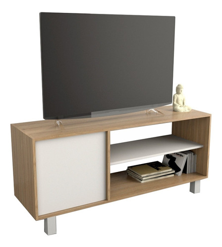 Mesa Tv Led 128 Cm Mueble Rack Moderno Melamina Modular