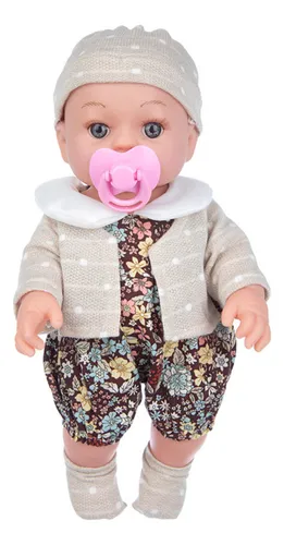 Muñeca De Trapo Suave De 45 Cm Para Bebés | Peluche Princesa Con Vestido Y Sombrero Desmontables, Lavable, Regalo De Cumpleaños O Bautizo