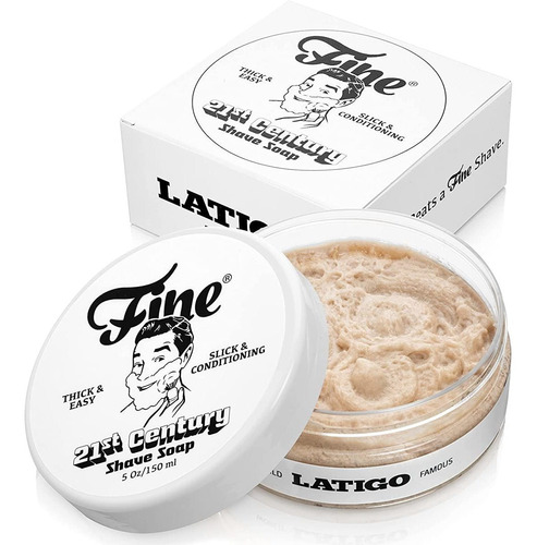 Jabón De Afeitar Mr. Fine 21c Para Hombres De 5 Oz Puck  Fr