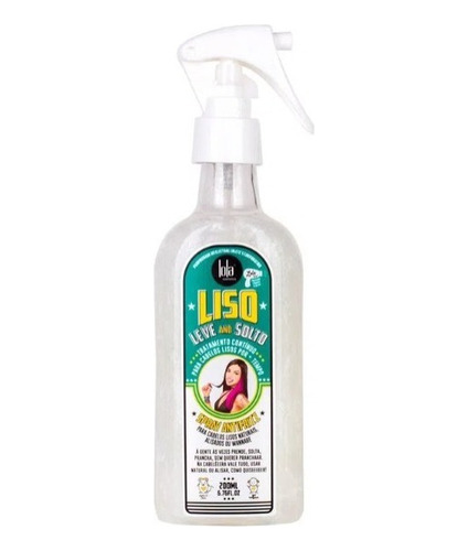 Spray Anti Frizz Lola Cosmetics Liso Leve E Solto 200 Ml