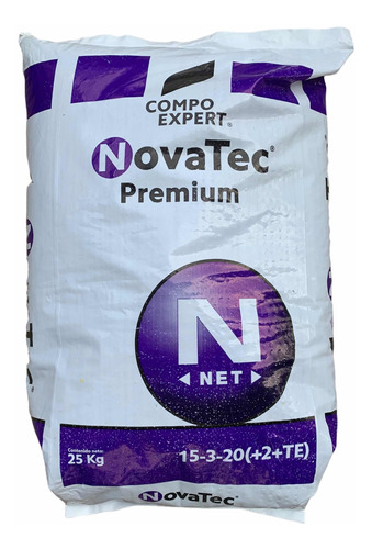 Novatec Premium Npk Frutales Hortalizas Maíz Papa 25 Kilos