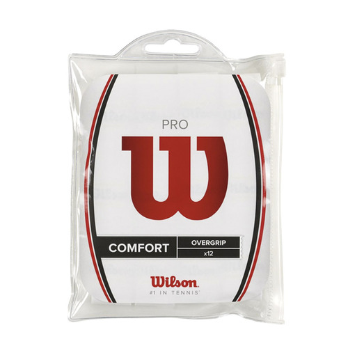 Grip Unisex Wilson - Pro Overgrip 12pk  Blanco - Tenis