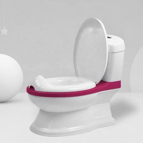 Baño Entrenador Aeiou My Potty Training Musical Color Rosa