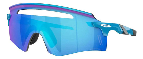 Gafas Oakley Encoder Squared Prizm Sapphire Pro de color azul cielo