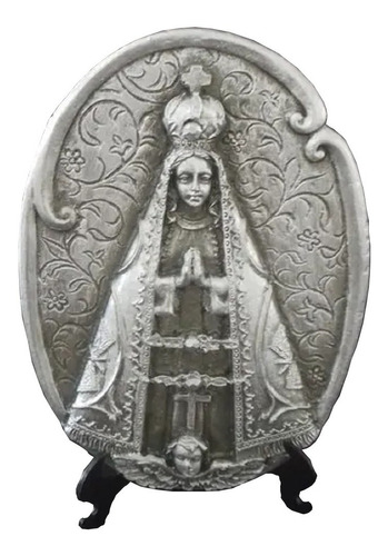 Medalhão Nossa Senhora Aparecida Prata