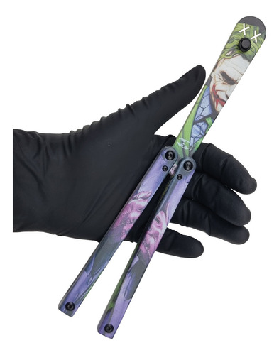 Canivete Butterfly De Plástico Para Treino Joker - Coringa