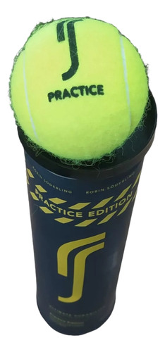 Bola De Tenis Robin Soderling Practice Edition Cor Preto