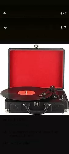 Tocadiscos Vinilo Bluetooth Spica Sp-t90 Vintage Parlante