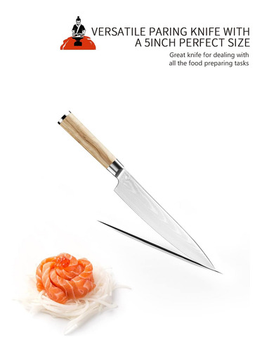 Brodark Cuchillo De Cocina De 5 Pulgadas, Cuchillo De Cocina