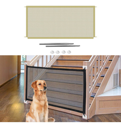 Protección Del Perro De La Puerta De Seguridad El 120x72cm
