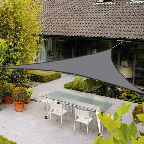 Imagen 5 de 9 de Lona Toldo Vela Triangular Filtro Uv Calidad 4x4x4