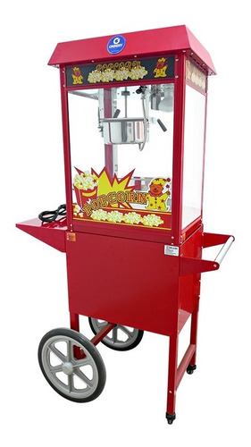 Maquina De Popcorn Con Coche - Canchita + Garantía