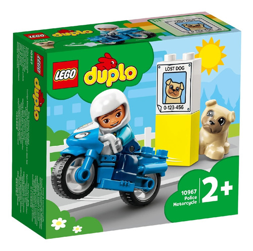 Lego 10967 Duplo Motocicleta De Policía De Rescate 