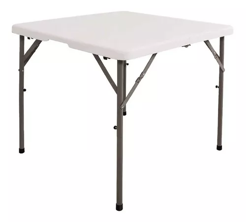 Mesa Plegable 88 cm Blanco.