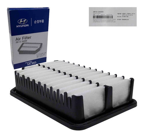 Imagen 4 de 10 de Filtro Aire Motor New Sportage Sl 2011 2012 2013 Original