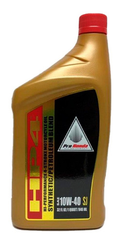 Aceite Honda Semisintetico Hp4 10w-40 946ml 