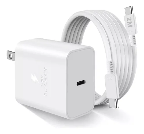 comprar Allaceryvva® Cargador 45w Super Carga 5A Tipo C Con Cable De 2 Metros Para Samsung S22 Ultra\u002FS23 Ultra\u002FS24 Ultra\u002FS25 Ultra