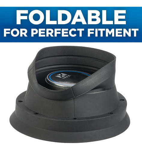 Xbaf68 - Baffles De Goma De Universal De 6 X 8 Pulgad...