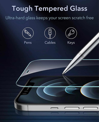 Protector Pantalla Esr Screen Shield iPhone 12 / 12 Pro