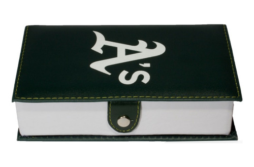 Dominó Atléticos De Oakland 100% Acrílico Estuche Tipo Libro