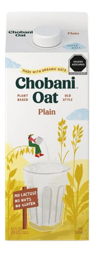 2 Pza Bebida Chobani De Avena Plain 1.53 L