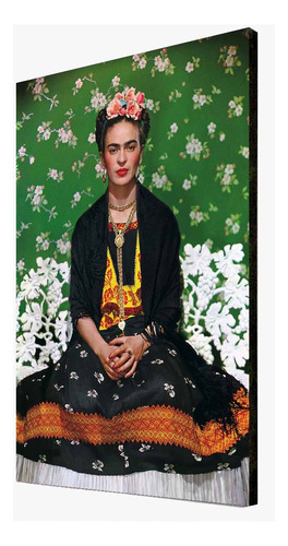 Cuadro De Frida Kahlo De 50x73 Cm En Acrílico Sobre Bastidor