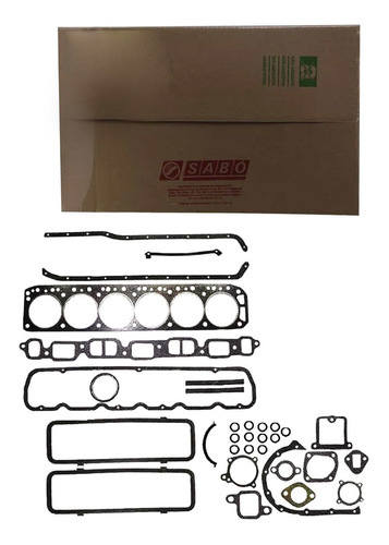 Jogo Junta Motor Opala Silverado 4.1 6 Cilindros Sabó
