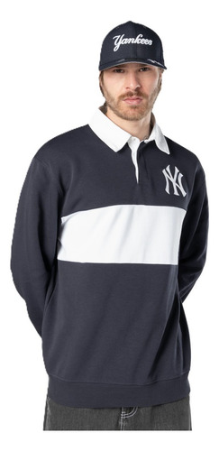 New Era Playera Polo N Y Yankees Throwback Prep Mlb Hombre