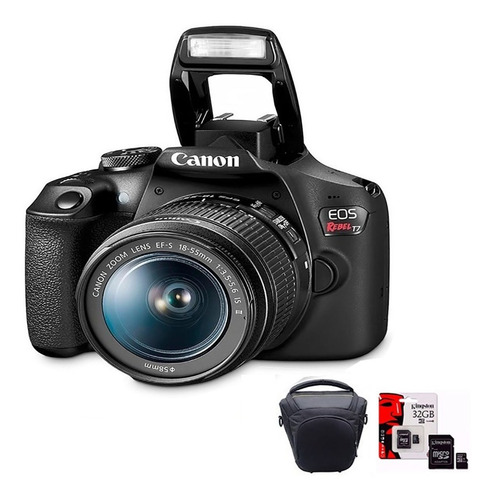 Camara Canon T7 Reflex Kit Ef+ Lente+ Bolso+ 32gb Original