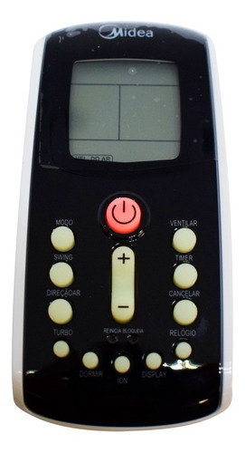 Controle Midea Quente E Frio 9.000 A 22.000 Btus 830222106