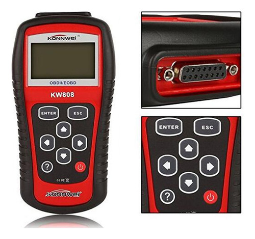 - Maxiscan Kw808 Obdii Eobd - Lector De Códigos Para Coche