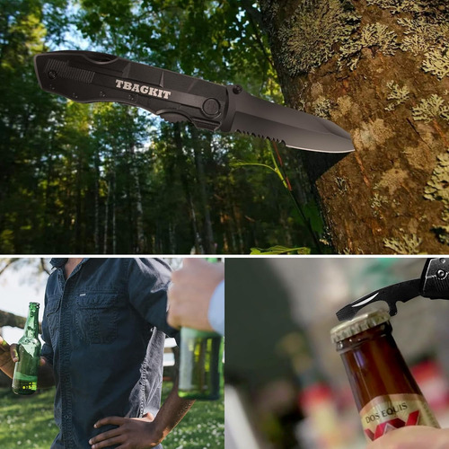 Cuchillo De Bolsillo Multiherramienta 16 En 1 Tbagkit