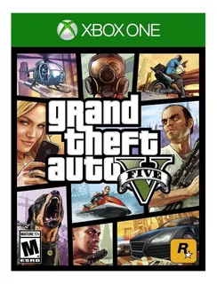 Jogo Grand Theft Auto V Gta 5 Xbox One Mídia Física Lacrado
