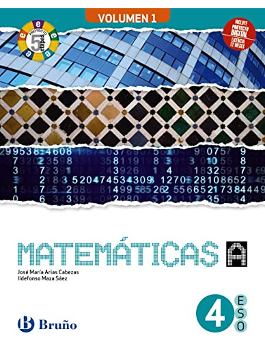 Matematicas 4 A Eso 3 Volumenes Proyecto 5 Etapas - Arias Ca