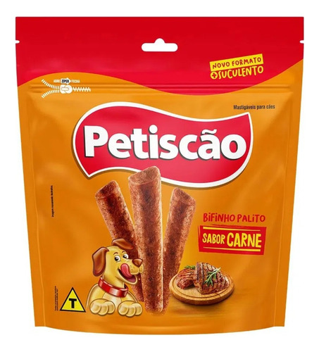 Bifinho Petisco Produto Petshop 250g Mastigável Sabor Carne