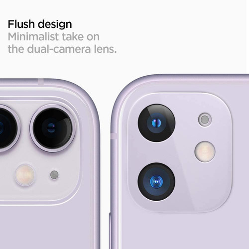 Vidrio Templado Spigen Full Camara Trasera iPhone 11 Pack X2