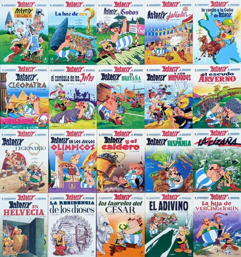 Lote X 20 Libros Asterix - R Goscinny A Uderzo - Zorzal