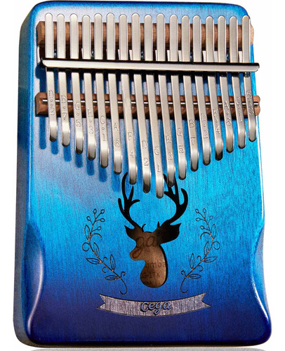 Kalimba Tienclef 17 Teclas Con Notas Grabadas Patrón De
