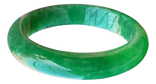 Brazalete De Jade Birmano Natural, Pulsera De Jadeíta Feng S