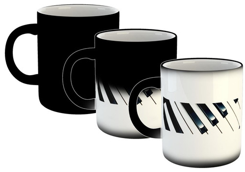 Taza Magica Piano Teclado Organo Musica Instrumentos M13