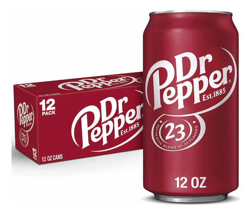 Refresco Dr. Pepper 12 Pack Lata 355ml